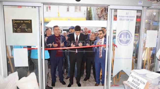 Karaman'da Filistin yararına Hayır Çarşısı açıldı