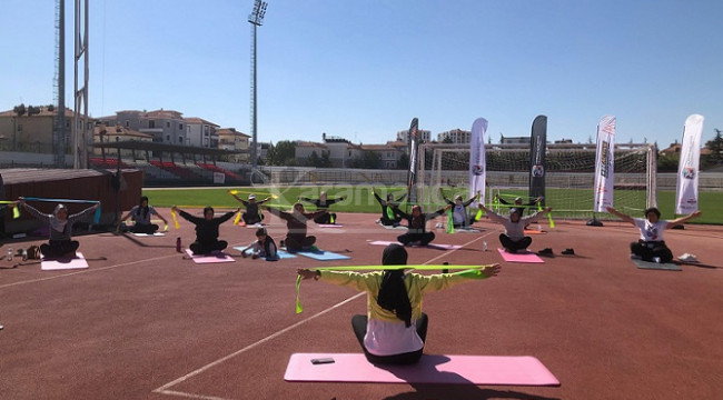 Karaman'da Avrupa spor haftası etkinlikleri coşkuyla başladı