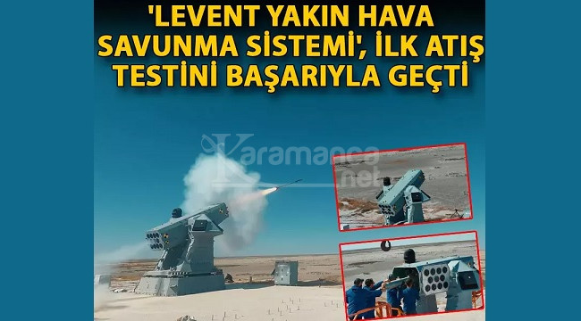 ilk atış testini başarıyla geçti