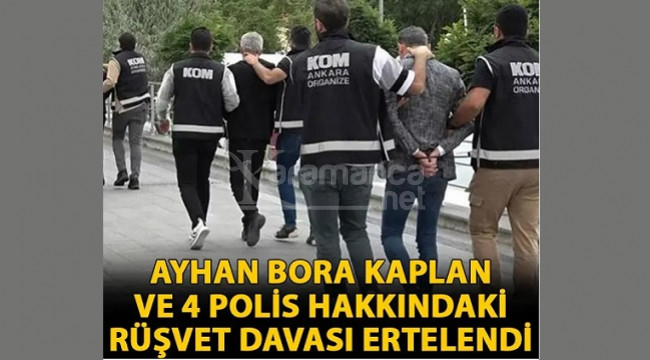 'Rüşvet' davası ertelendi