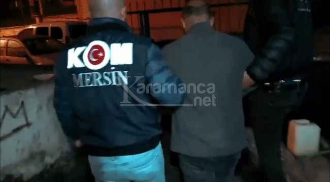 Mersin'deki operasyonda kamu görevlileri dahil 114 gözaltı